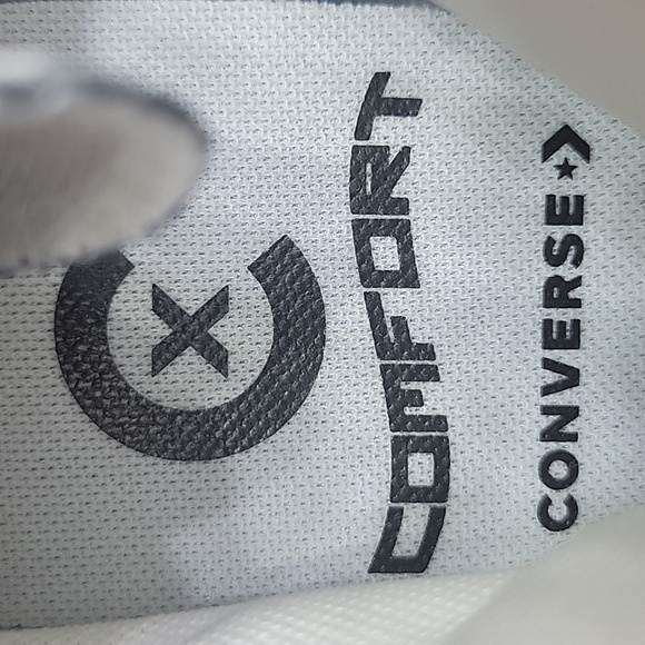 Converse Black and White Platform Sneakers - Picture 10 of 11